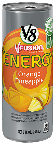 V8 +Energy Orange Pineapple