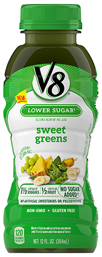 V8 Lower Sugar Sweet Green Fruit & Vegetable Juice Blend