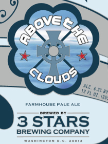 3 Stars Brewing Above The Clouds