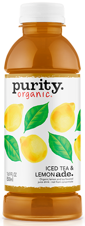 Purity Organic Iced Tea and Lemonade
