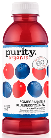 Purity Organic Pomegranate and Blueberry Plus