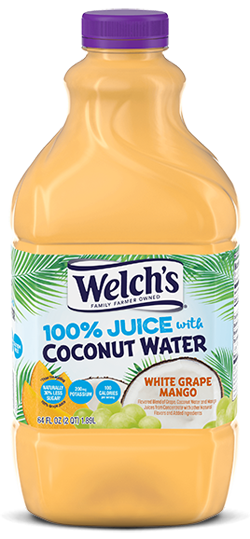 Welch's 100% Juice with Coconut Water White Grape Mango