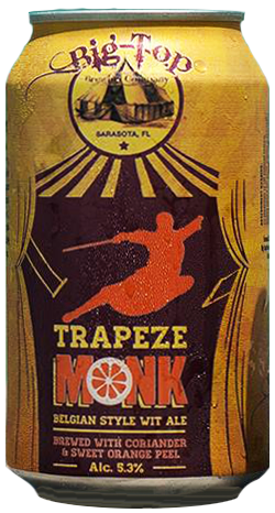 Big Top Brewing Trapeze Monk Belgian Style Wit