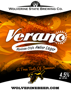 Wolverine Verano Mexican-style Amber Lager