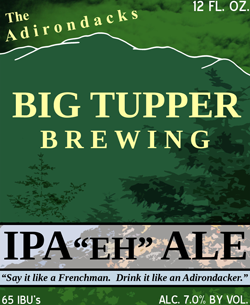 Big Tupper IPA Eh Ale