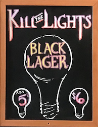 Three Weavers Brewing Kill The Lights Blk Lager