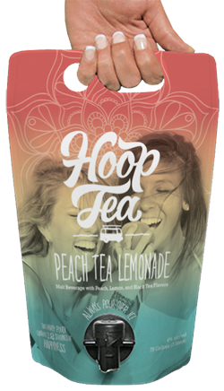 Hoop Tea Peach Tea Lemonade