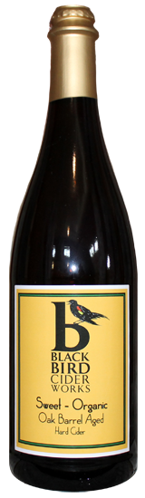BlackBird Organic Oak Barrel Aged Sweet Cider