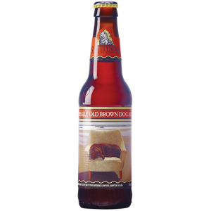 Really old brown dog ale