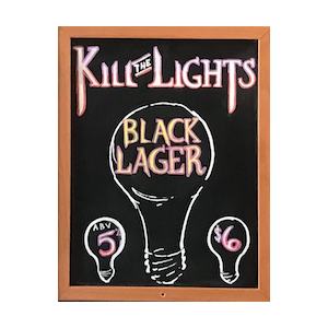 Three Weavers Brewing Kill The Lights Blk Lager