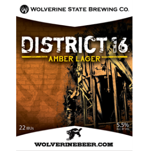 Wolverine District 16 Amber Lager