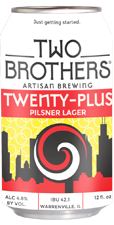 Two Brothers Brewing Twenty Plus Pilsner